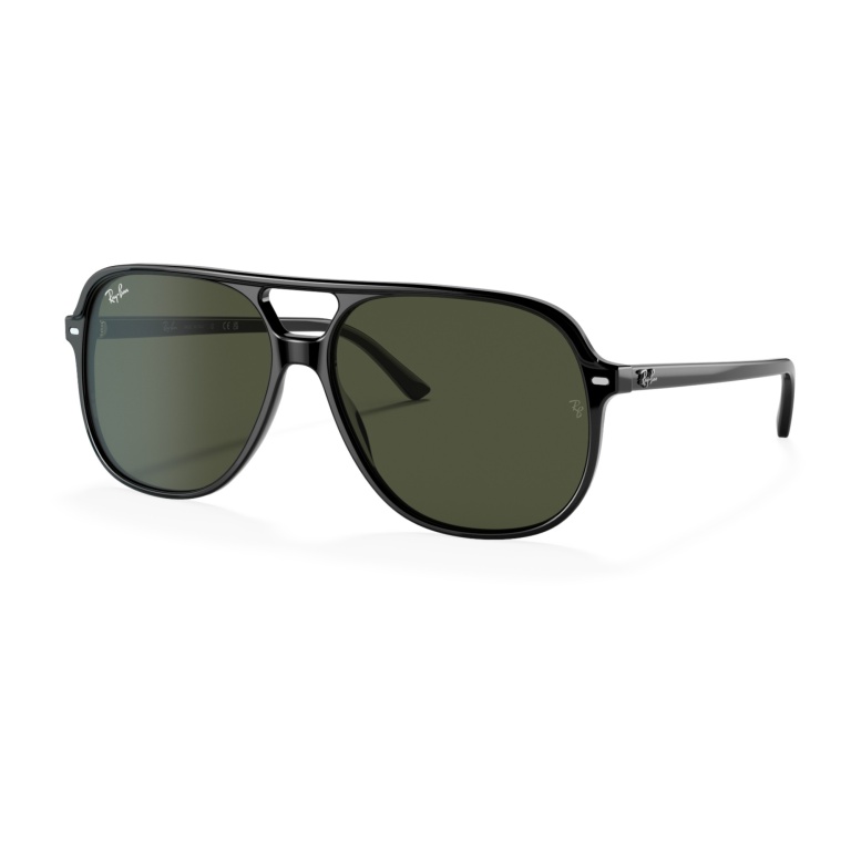 Ray-Ban sunglasses Bill 901/31 (lens colour: G-15 green) black - 1 pair of glasses